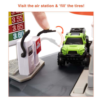 Matchbox Action Drivers Matchbox Fuel Station Playset For Kids 3 Years Old & Up, With 1 1:64 Scale Vehicle