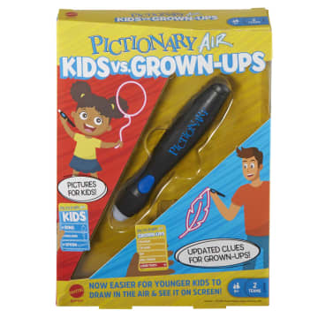 Pictionary Air Kids vs Grown-Ups Family Drawing Game, Links To Smart Devices, For 6 Year Olds & Up