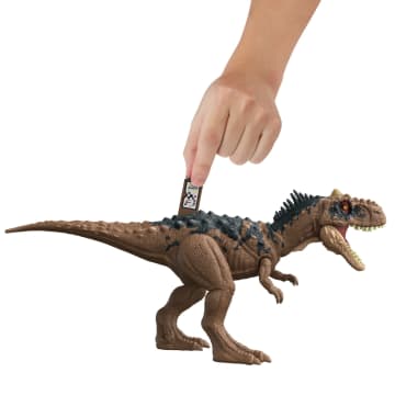 Jurassic World Dinossauro de Brinquedo Rajasaurus Ruge e Ataca