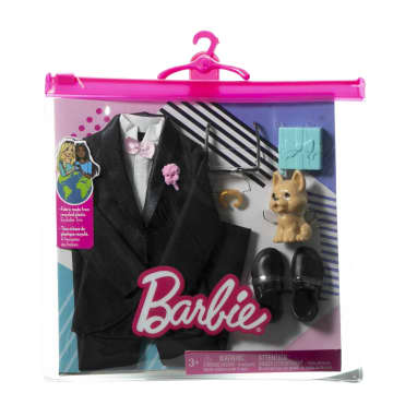 Barbie Clothes, Groom Fashion Pack For Ken Doll On Wedding Day