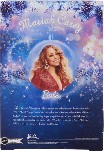 Mariah Carey Barbie Doll, Holiday Celebration Collectible