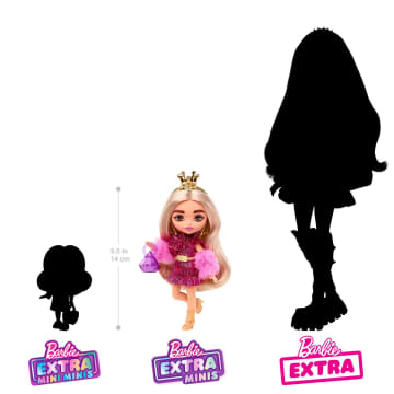 Barbie Extra Minis Doll #7 (5.5 in) in Fashion & Accessories, With Doll Stand