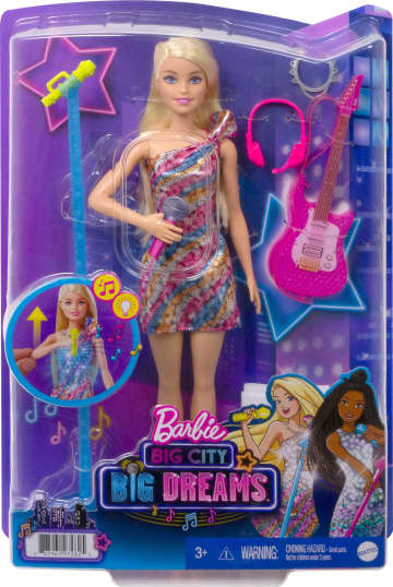 Barbie Big City Big Dreams Boneca Cantora Malibu