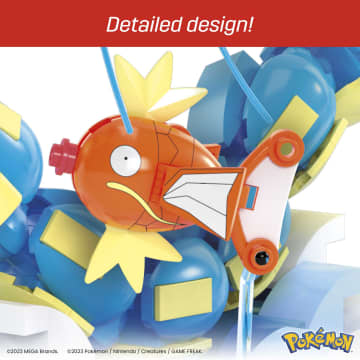 MEGA Pokémon Magikarp Building Toy Kit With 2 Action Figures (411 Pieces) For Kids - Imagen 4 de 5