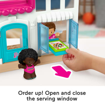 Fisher-Price Little People Barbie Boardwalk Playset With Figures & Accessories For Toddlers - Image 3 of 6