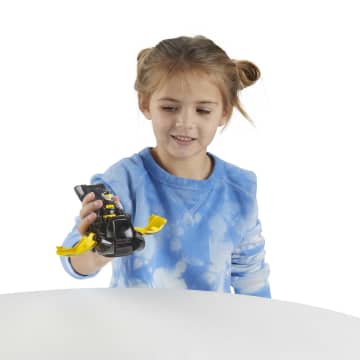 Imaginext DC Super Friends Figura de Acción Head Shifters Batman & Batwing - Imagen 2 de 6