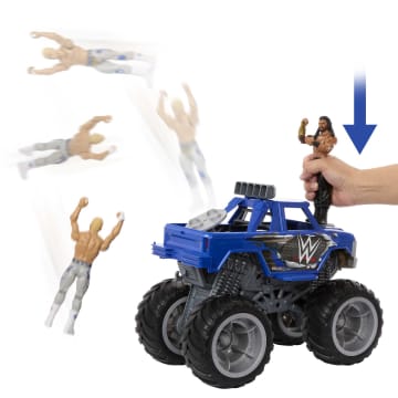 WWE-Wrekkin Slam Crusher-Monster Truck - Imagem 5 de 6