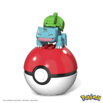 MEGA Pokémon Building Toy Kit Bulbasaur (30 Pieces) With 1 Action Figure And Ball For Kids