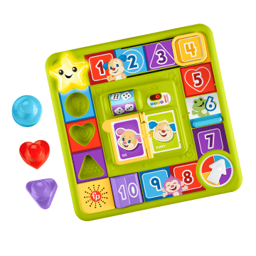 Fisher-Price Laugh & Learn Puppy's Game Activity Board Baby & Toddler Learning Toy - Imagen 1 de 6