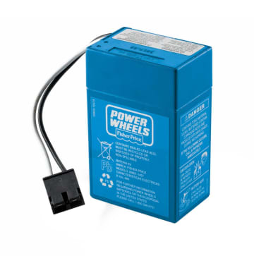 Power Wheels 6-Volt Rechargeable Replacement Battery For Ride-Ons