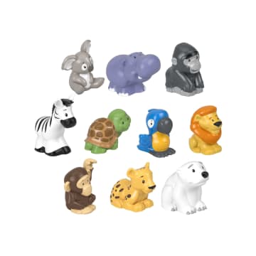 Fisher-Price Little People 10-Piece Animal Pack Figure Set for