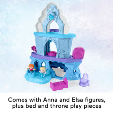 Disney Frozen Toy, Little People Musical Playset With Anna & Elsa, Elsa's Enchanted Lights Palace