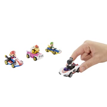 Hot Wheels Mario Kart Vehículo de Juguete Paquete de 4 autos - Imagen 2 de 6