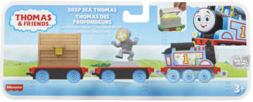 Thomas And Friends Deep Sea Thomas Toy Train, Push-Along Engine With Ocean Cargo - Image 6 of 6