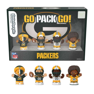 Little People Collector Green Bay Packers Special Edition Set For Adults & NFL Fans, 4 Figures - Image 1 of 6