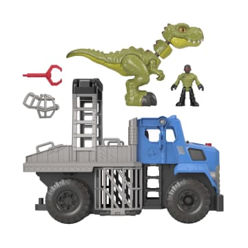 Imaginext Jurassic World Vehículo de Juguete Transportadora de Dinosaurios