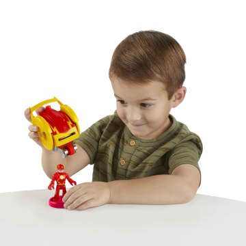 Imaginext DC Super Friends Figura de Ação Head Shifters The Flash & Speed Force Cycle - Imagem 2 de 6