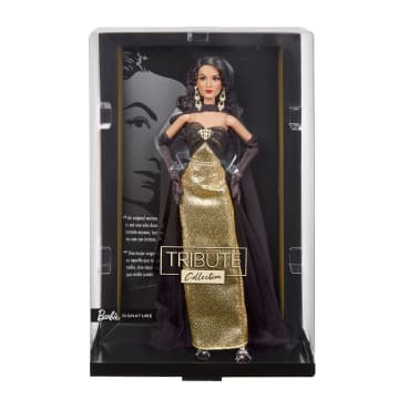 Collector Barbie Doll, María Félix in Glimmering Gold Gown, Barbie Signature
