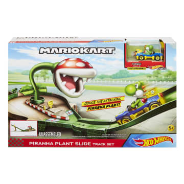 Hot Wheels Mario Kart Pista de Brinquedo Piranha Plant - Imagem 3 de 6