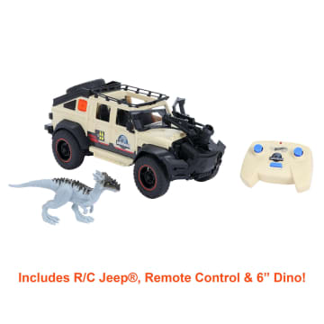 Matchbox Jurassic World Jeep Gladiator RC, Remote-Control Vehicle