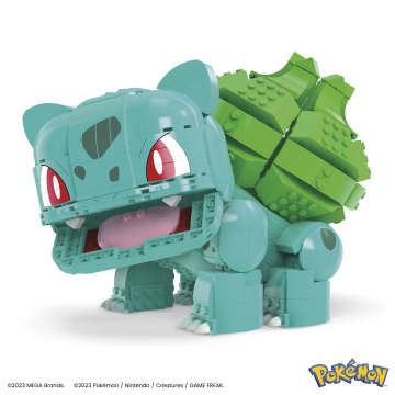 MEGA-Pokémon-Bulbizarre Géant, 1 Figurine Articulée (355 Pcs) - Image 3 of 4