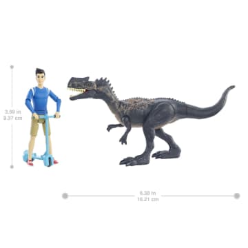 Jurassic World Human & Dino Toy Pack, Dinosaur Action Figures, 4 Year Olds & Up - Image 2 of 10