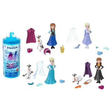 Disney Frozen Snow Color Reveal Dolls With 6 Surprises, Styles May Vary