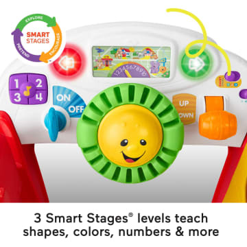 Laugh & Learn Crawl Around Car, Red, Interactive Baby Play Center