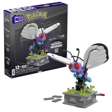 MEGA Pokémon Motion Butterfree With Motion Brick Building Set For Collectors (605 Pcs) - Image 1 of 6