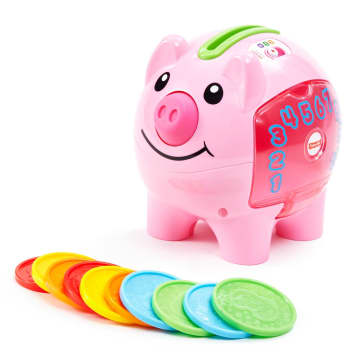 Fisher-Price Laugh & Learn Smart Stages Piggy Bank Interactive Baby & Toddler Toy