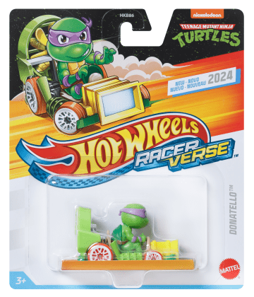 Hot Wheels RacerVerse Veículo de Brinquedo Donatello (Tartarugas Ninja) - Imagen 5 de 5