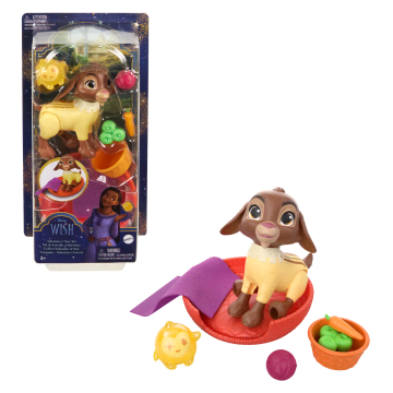 Disney Wish Valentino & Star Set With 2 Figures & 6 Accessories, Goat Figure Bends Back Legs - Image 1 of 6