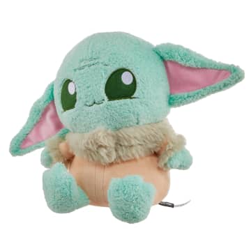 Star Wars Hug ‘n Nuzzle Grogu Plush Figure With Sound, 10-Inch Soft Collectible Toy - Image 4 of 6