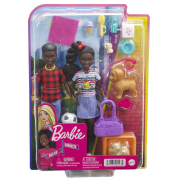 Barbie It Takes Two Jackson & Jayla Twins Dolls & Accessories, 3 Years & Up