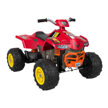 Power Wheels Hot Wheels Ride-On Racing ATV With Multi-Terrain Traction For Off Road, Child 3Y+