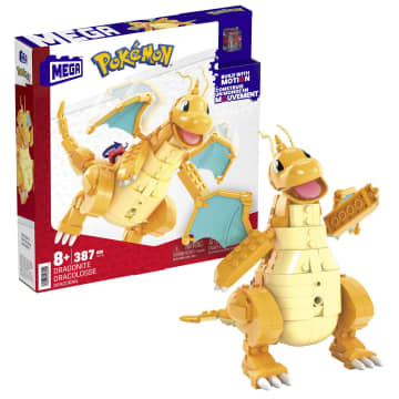 MEGA Pokémon Building Toy Kit Dragonite (387 Pieces) With Motion For Kids