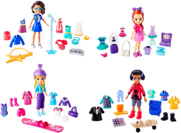 Polly Pocket Squad Style Super Pack With 40+ themed Accessories