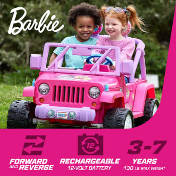 Power Wheels Barbie Jeep Wrangler - Image 2 of 6
