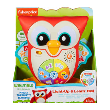 Fisher-Price Linkimals Light-Up & Learn Owl Interactive Musical Learning Toy For Toddlers