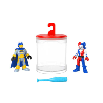 Imaginext DC Super Friends Figura de Ação Color Changers Batman™ & Harley Quinn™ - Imagen 1 de 6