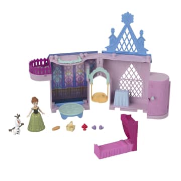 Disney Frozen Storytime Stackers Playset, Anna’s Arendelle Castle Dollhouse With Small Doll - Imagen 6 de 6