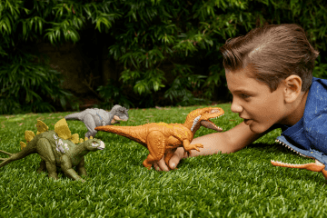 Jurassic World Wild Roar Dinosaur, MEGAlosaurus Action Figure Toy With Sound