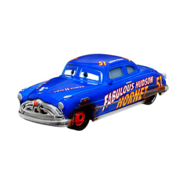 Carros da Disney e Pixar Diecast Veículo de Brinquedo O Fabuloso Hudson Hornet Pista de Terra - Image 1 of 4