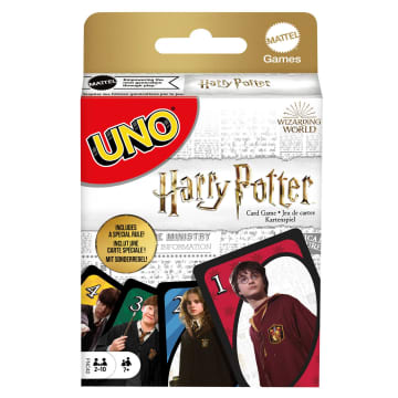 UNO Harry Potter Card Game Movie-Themed Deck With 112 Cards For 7 Year Olds & Up