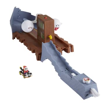 Hot Wheels Mario Kart Pista de Brinquedo Boo - Imagen 1 de 6