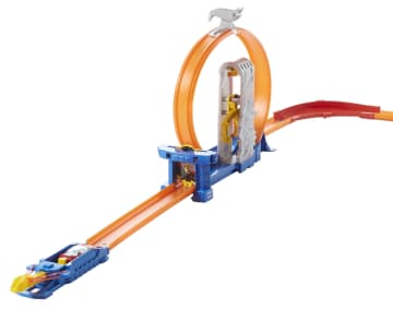 Hot Wheels Track Builder Total Turbo Takeover Track Set, Toy For Kids