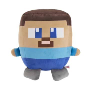 Minecraft Cuutopia 10-In Steve Plush Character Pillow Doll, Collectible Toy - Imagem 3 de 6