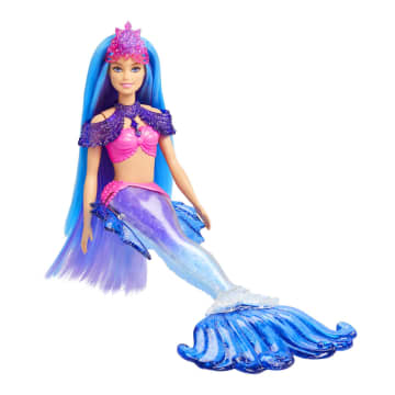 Barbie Mermaid Power 'Malibu' Doll & Accessories Set With Pet, interchangeable Fins & 5+ Pieces