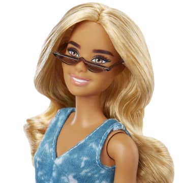 Barbie Fashionista Muñeca Rubia Lentes Blancos