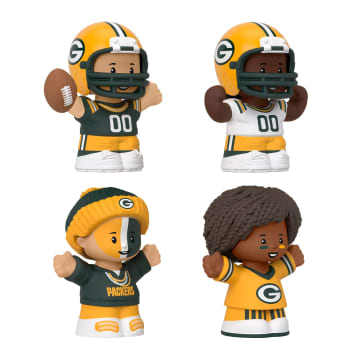 Little People Collector Green Bay Packers Special Edition Set For Adults & NFL Fans, 4 Figures - Image 4 of 6